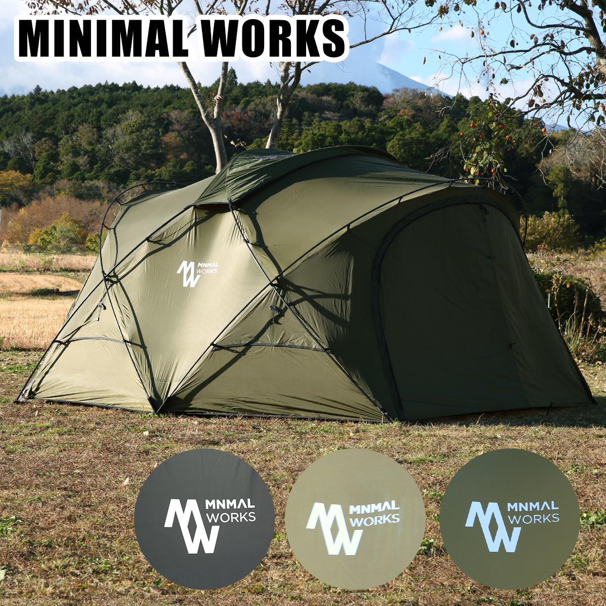 MINIMAL WORKS ミニマルワークス SHELTER G テント シェルター  MGSH-SG171-GO0TA/MGSHSH02SG171GO0 グループ型 キャンプ アウトドア
