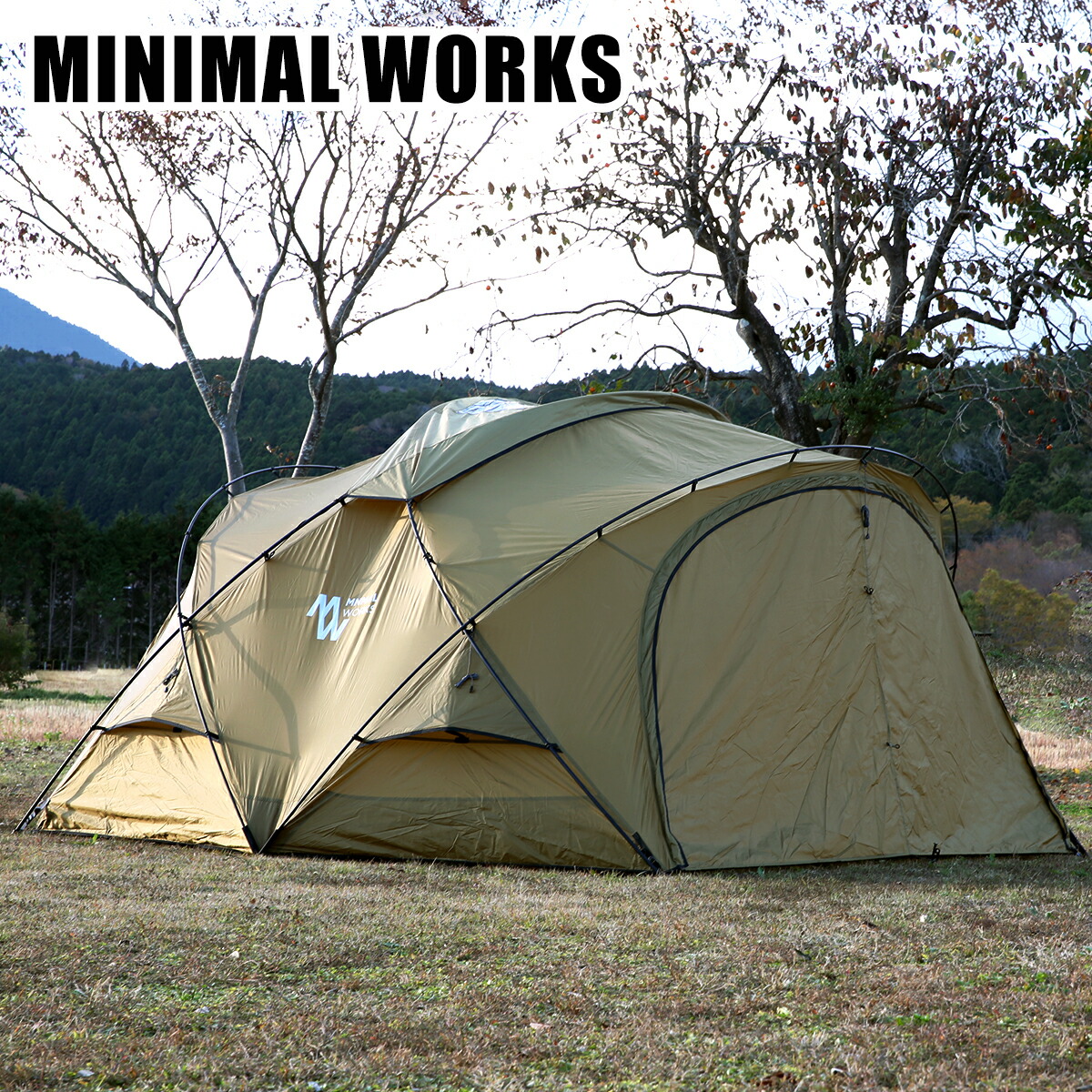 【訳あり】MINIMAL WORKS ミニマルワークス SHELTER G-TAN テント シェルター MGSH-SG171-GO0 グループ型 キャンプ アウトドア｜daily-3
