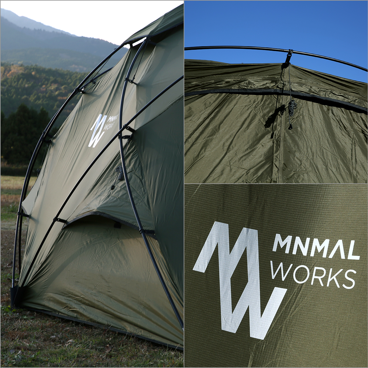 【訳あり】MINIMAL WORKS ミニマルワークス SHELTER G-TAN テント シェルター MGSH-SG171-GO0 グループ型 キャンプ アウトドア｜daily-3｜04