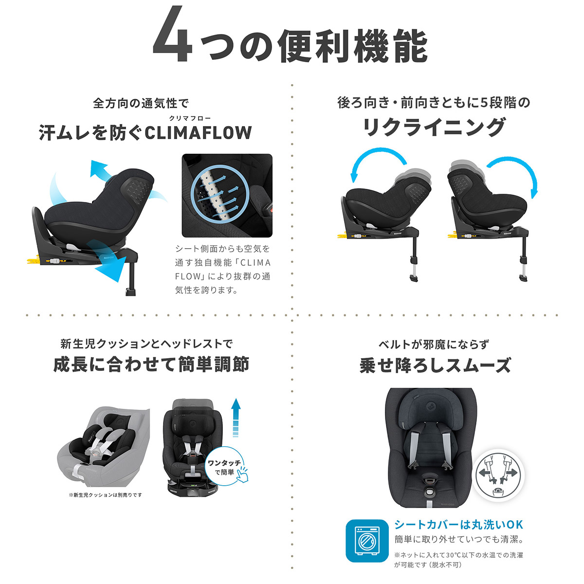 MAXI-COSI（マキシコシ） パール360プロ チャイルドシート PEARL 360