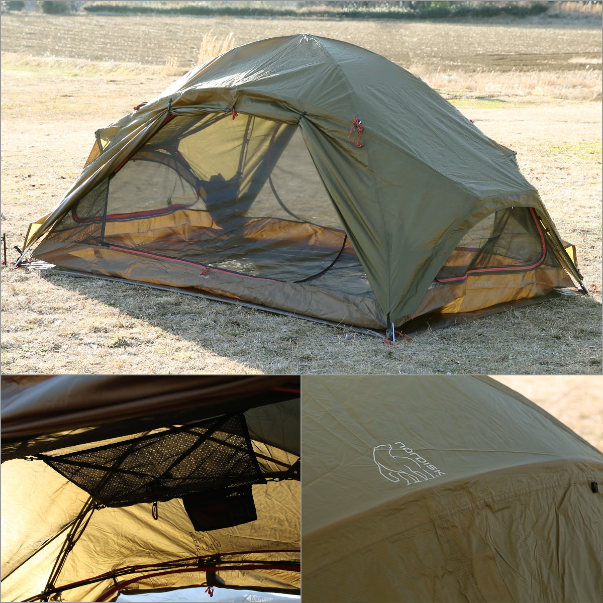 ノルディスク オトラ 2 テント ダークオリーブ 122063 2人用 ドーム型テント Tent Dark Olive Nordisk Otra 2  PU