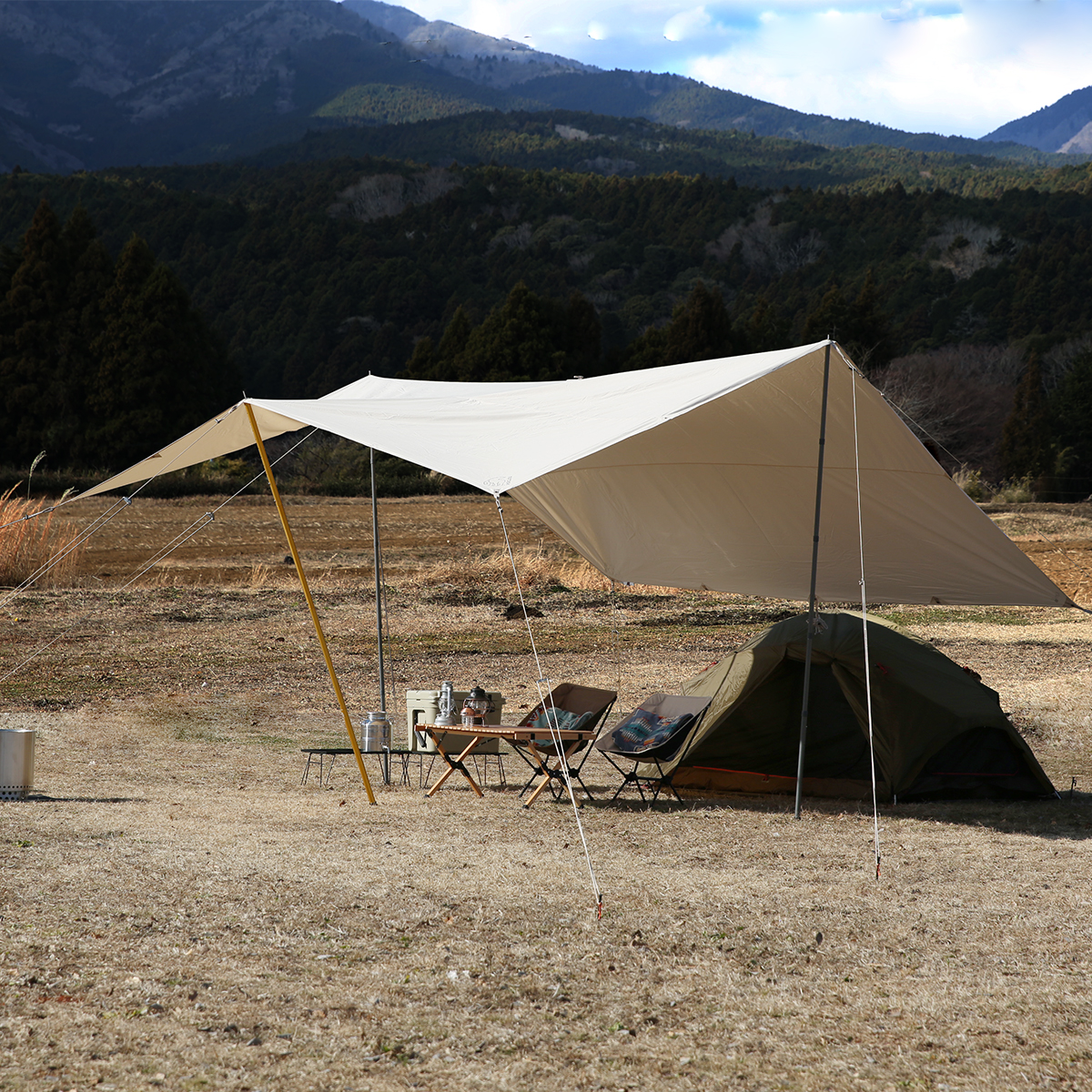 ノルディスク タープ カーリ カリ 20 142039 Basic Cotton Tarp Incl. Pegs/Poles/Guy Ropes  Nordisk Kari20