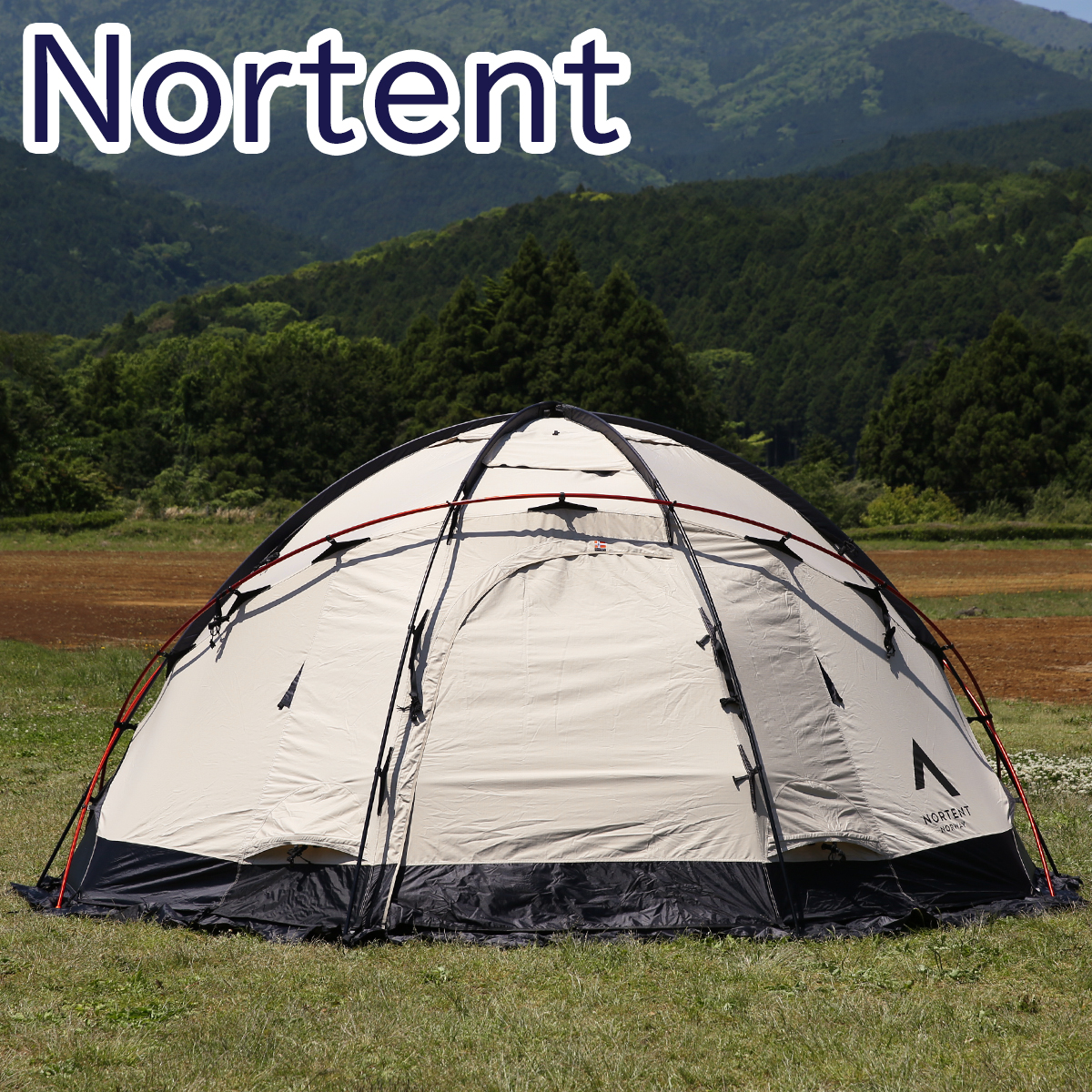 ノルテント ギャム6 PC アークティック Gamme 6PC ARCTIC（No.4300）テント 6人用テント ポリコットンテント ドーム型テント  4シーズンテント Nortent