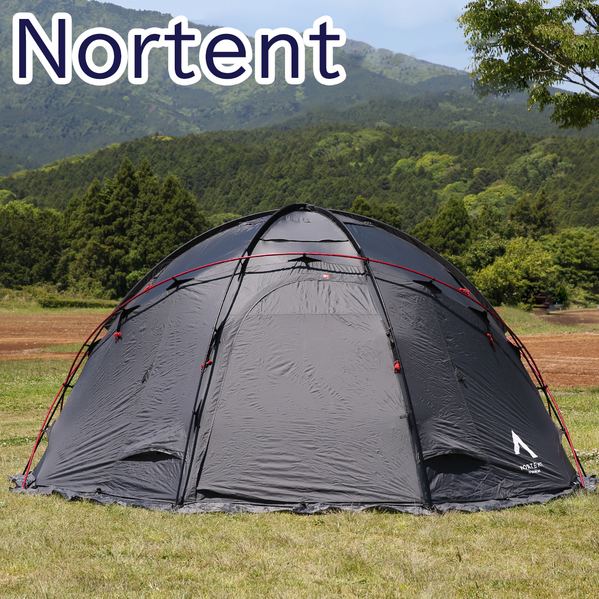 72h限定 ノルテント Gamme 8（ギャム8）テント 8人用テント ドーム型テント 4シーズンテント Nortent アウトドア、釣り、旅行用品 