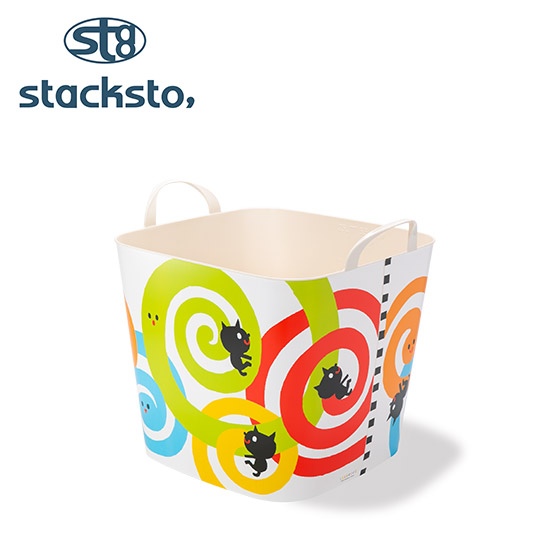 stacksto.（スタックストー） 4個以上で送料無料 バケット M しましま