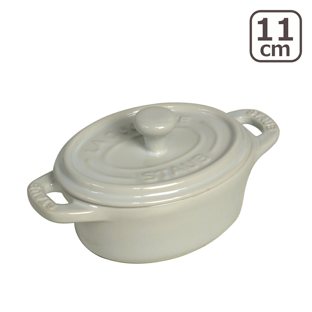 Staub（ストウブ） セラミック オーバル ミニココット 11cm STAUB