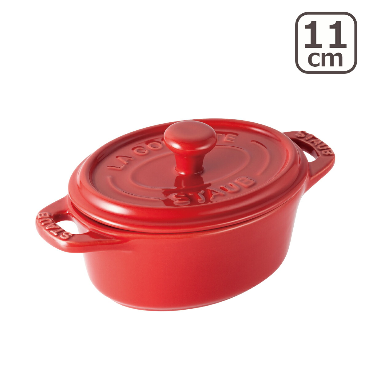 Staub（ストウブ） セラミック オーバル ミニココット 11cm STAUB