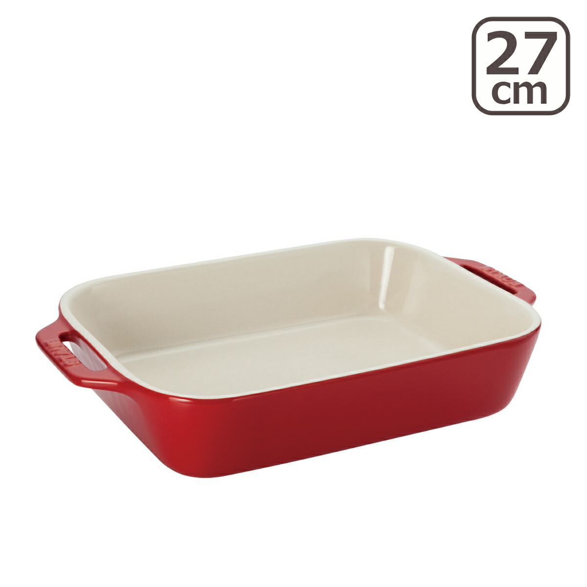 Staub（ストウブ） セラミック レクタンギュラーディッシュ 27cm STAUB