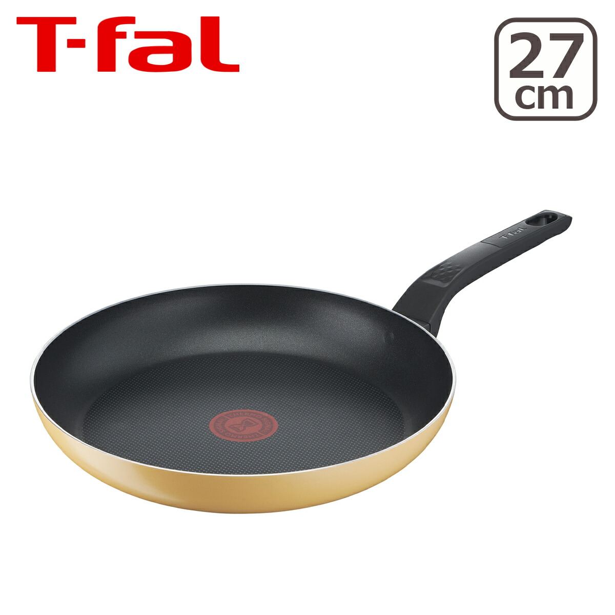 ティファール マリーゴールドイエロー フライパン 27cm B56106 ガス ガス火専用 直火 T-fal | T-fal