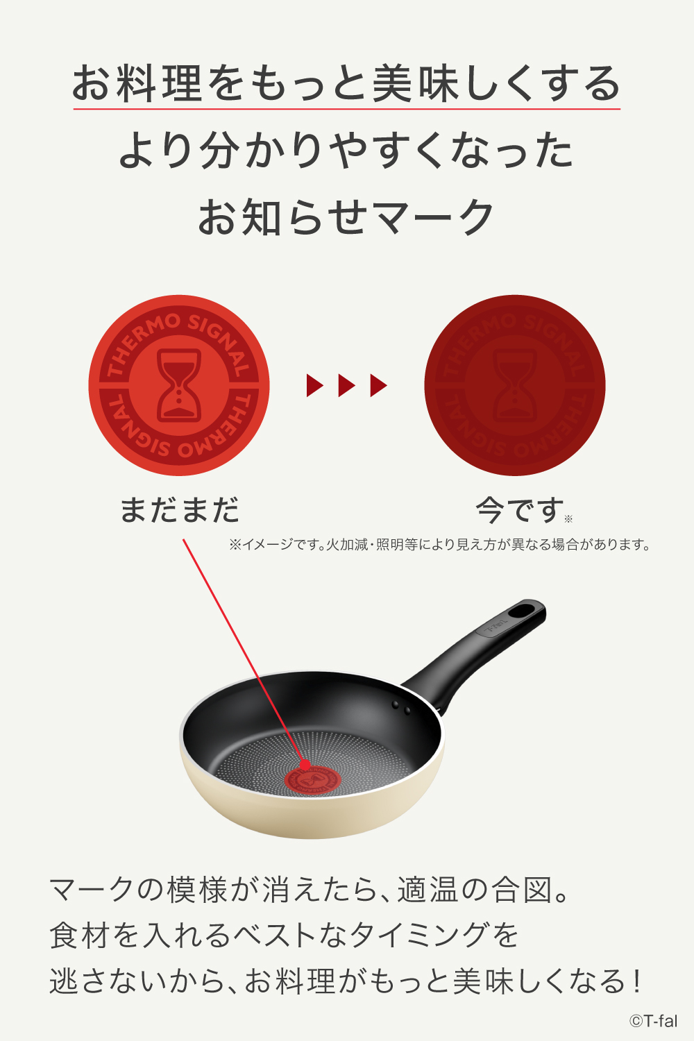 ティファール IHチタン・エクセレンス バニラ...の詳細画像3