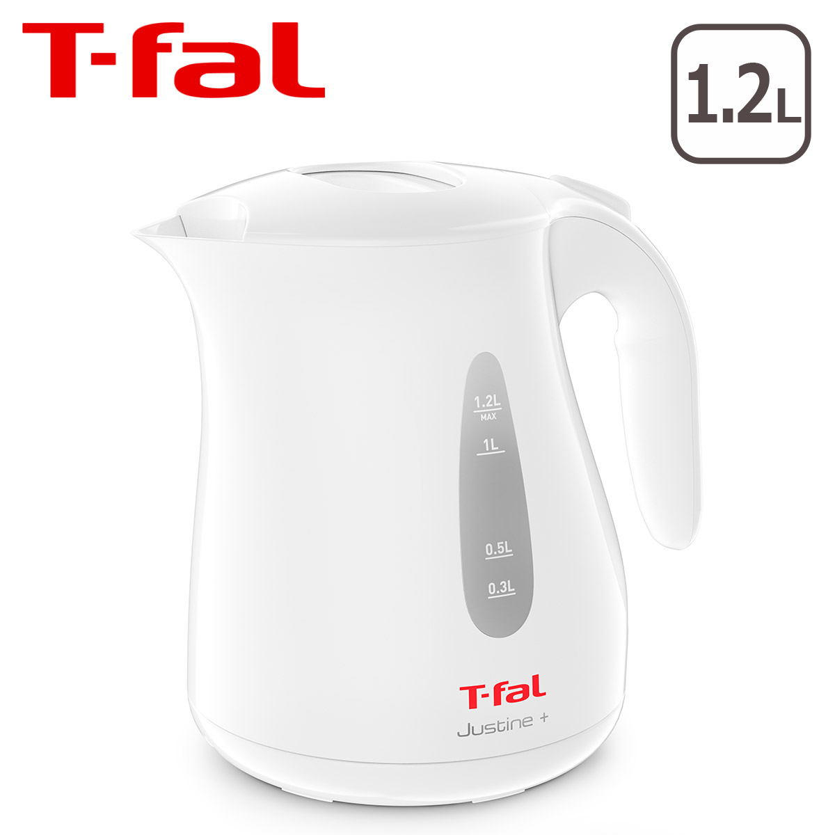 T-fal Electric Kettle Justin Plus 490 1.2L (Pink) [KO4907JP