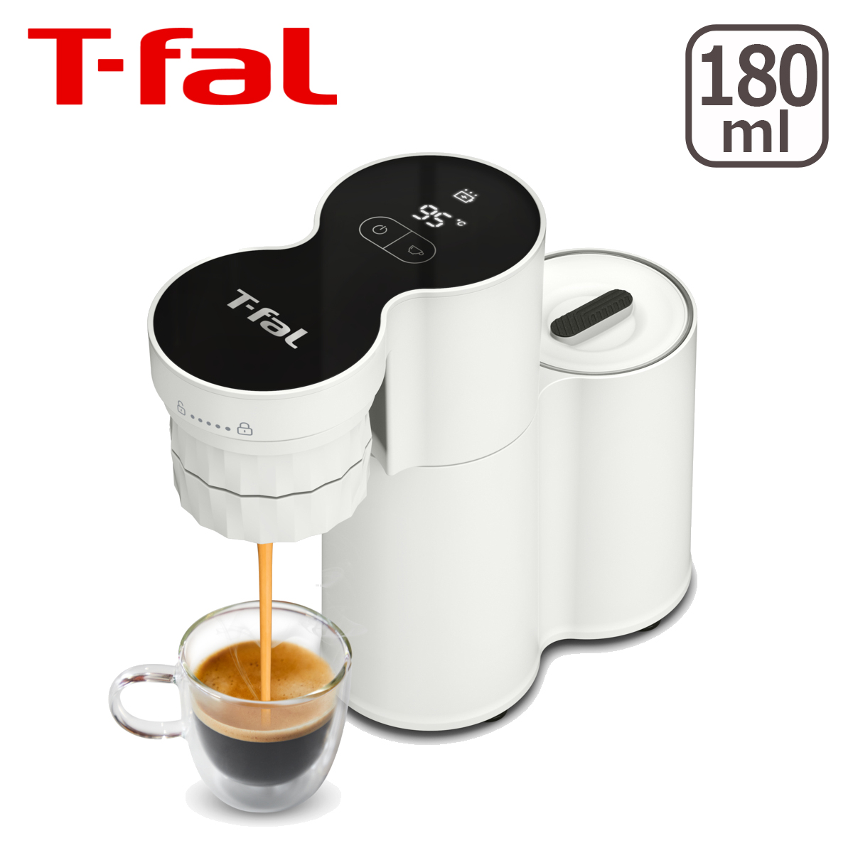 ティファール コーヒーメーカー クイックレマ 180ml EX5101JP コードレス エスプレッソマシーン コンパクト T-fal | T-fal