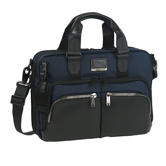 TUMI （トゥミ） 232640 ALPHA Bravo （オールバニ） スリム・コミューター・ブリーフ Navy : tumnvy2-232640  : daily-3.com - 通販 - Yahoo!ショッピング