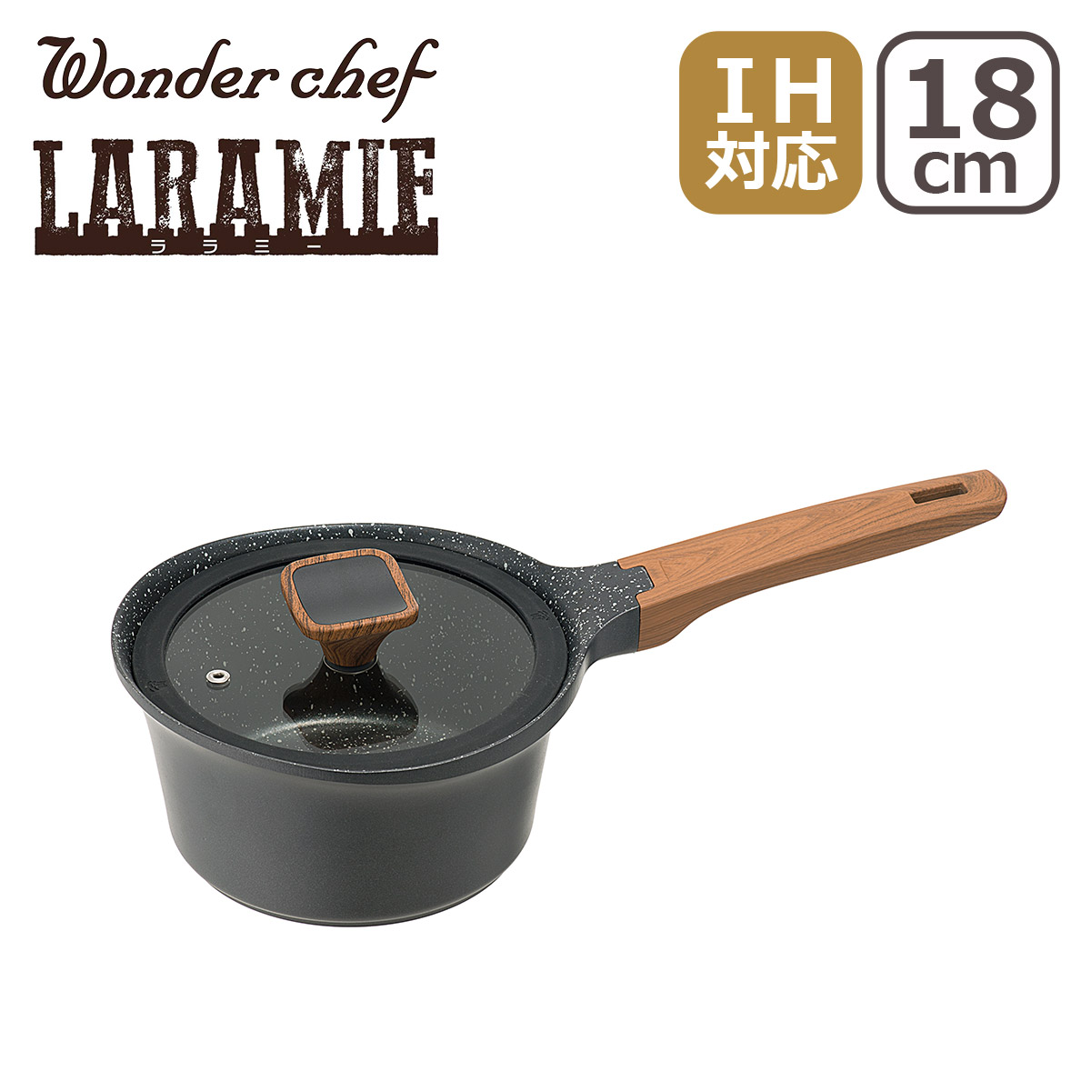 �����_�[�V�F�t �����~�[ �Ў��18cm YLSN18 �K���X�W�t �A���~������ LARAMIE IH�Ή� �K�X �K�X�� ���� ���p Wonder chef