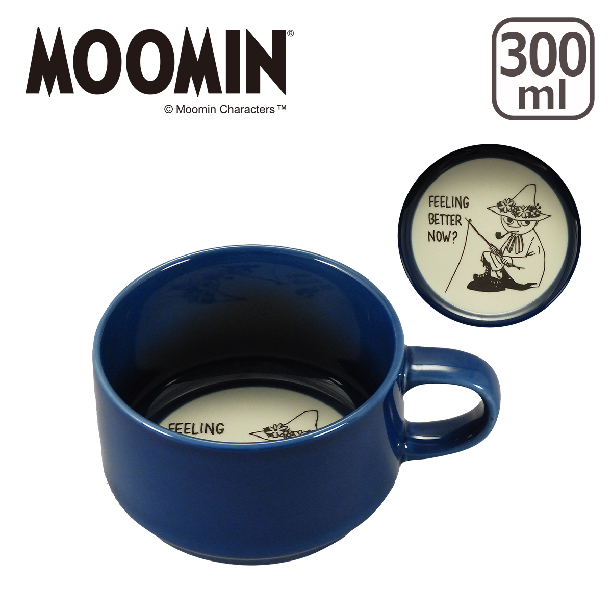 MOOMIN（ムーミン） マグ MM7600 メッセージマグ 300ml マグカップ 