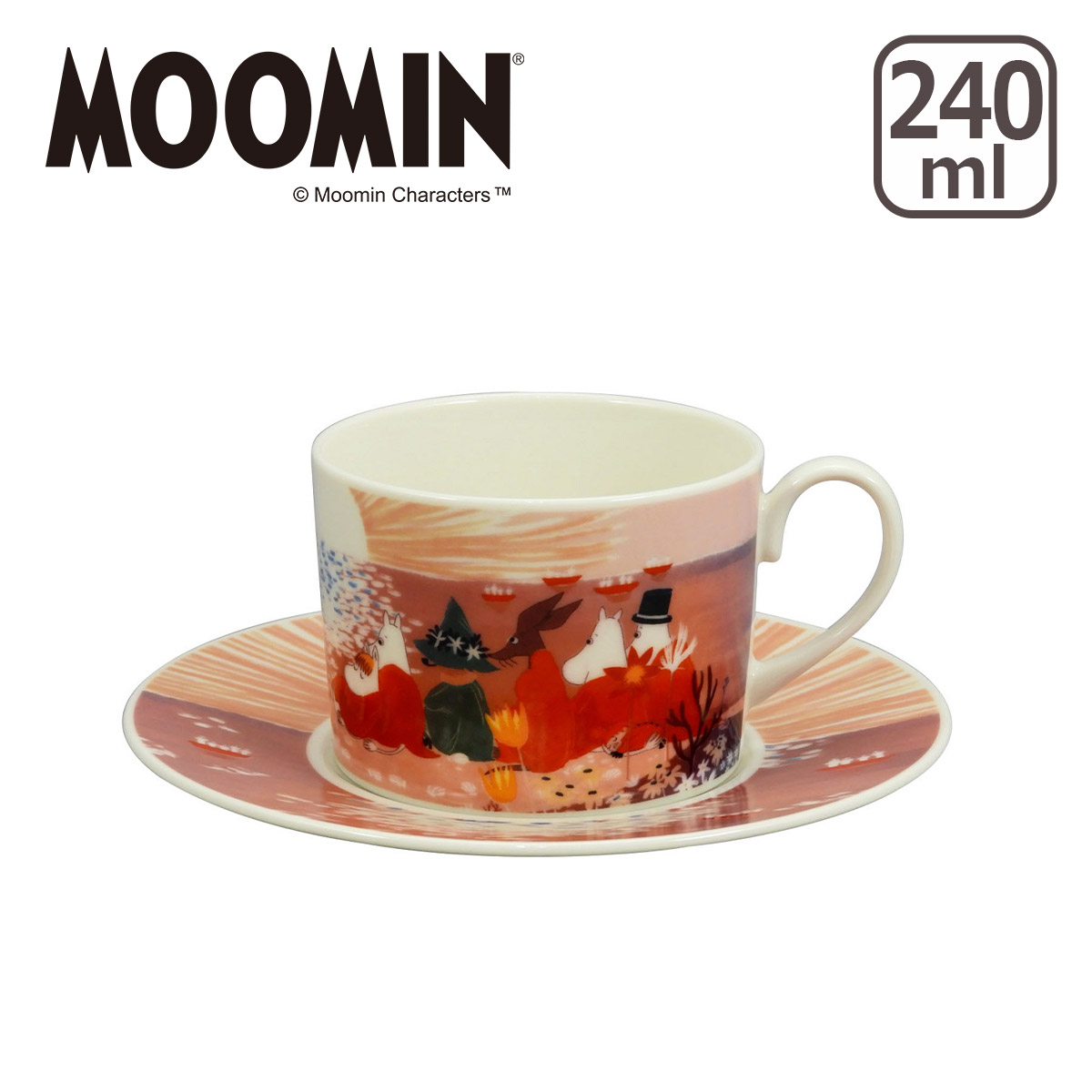 MOOMIN（ムーミン） ルオント カップ＆ソーサー : daily-3.com - 通販