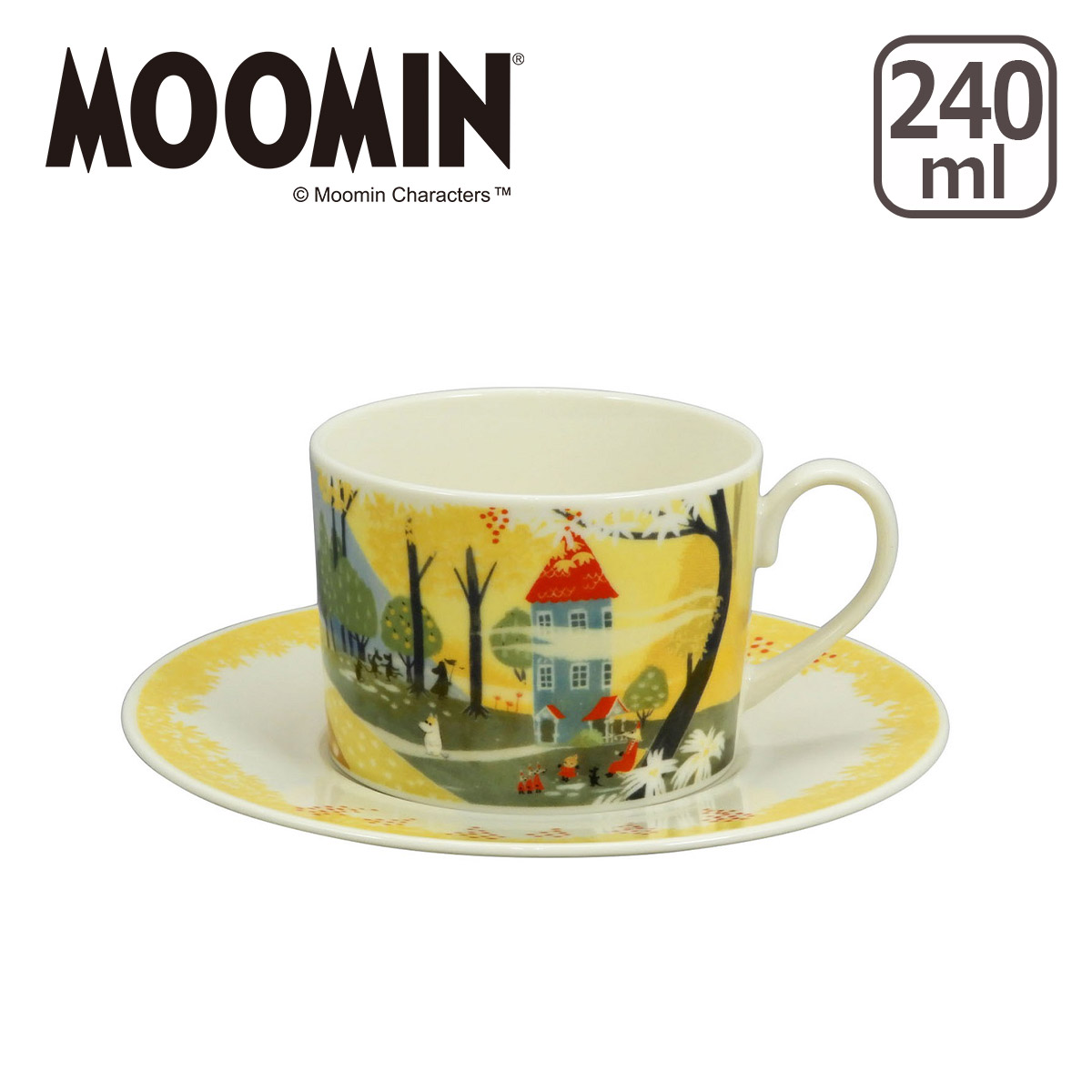 MOOMIN（ムーミン） ルオント カップ＆ソーサー : daily-3.com - 通販
