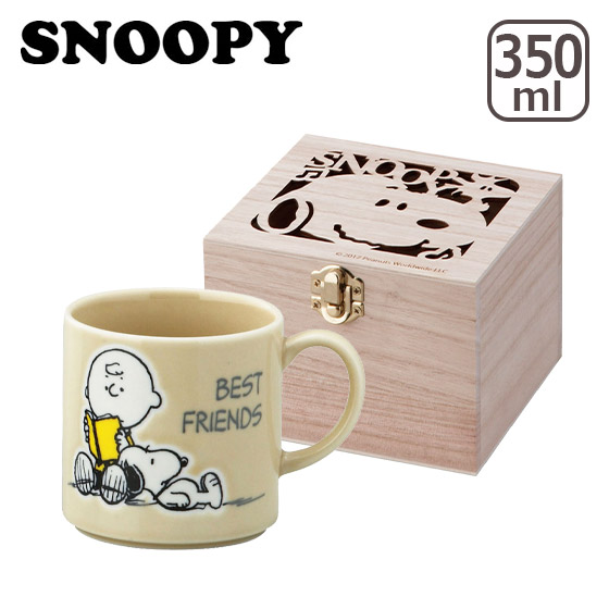 SNOOPY（スヌーピー）SN450 カラフルピーナッツ 木箱入マグ