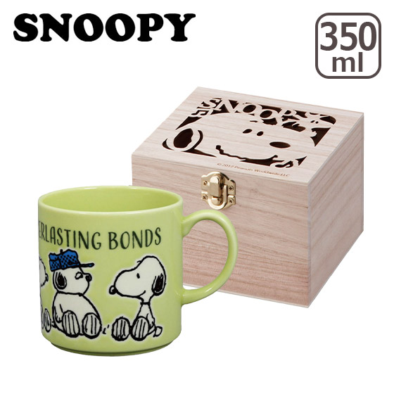 SNOOPY（スヌーピー）SN450 カラフルピーナッツ 木箱入マグ
