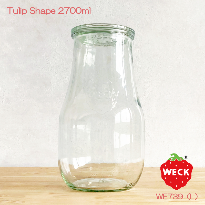 WECK（ウェック） チューリップ WE739 キャニスター 2.7L L 2700ml