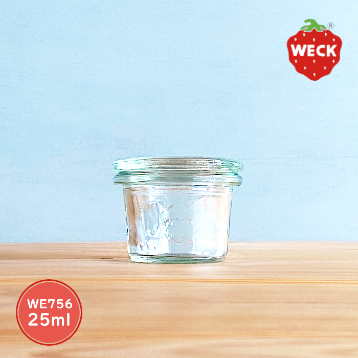 WECK（ウェック） モールド WE756 キャニスター 25ml XS ガラス容器