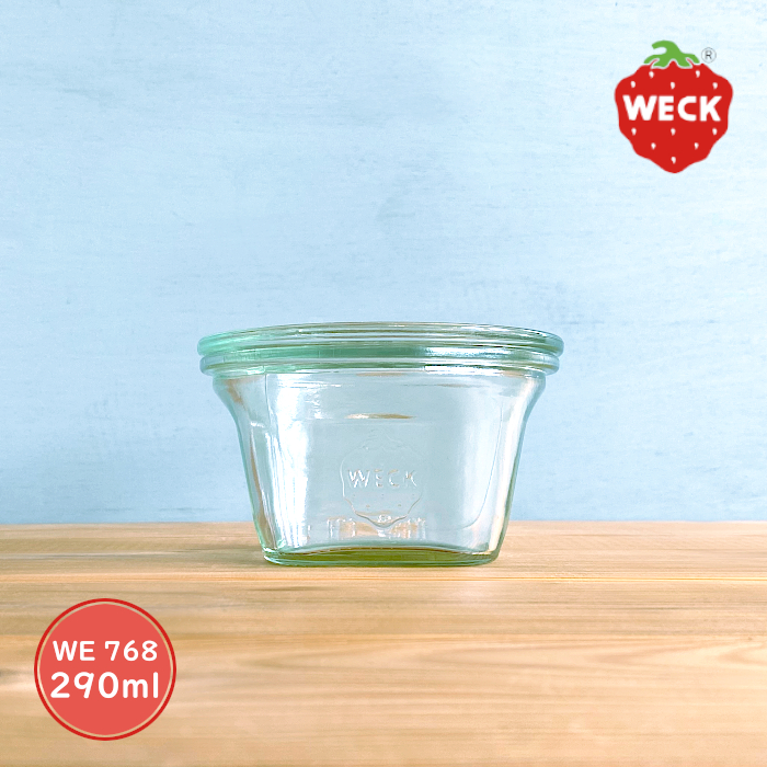 WECK クアドロ WE768 キャニスター 290ml L ガラス容器 お菓子