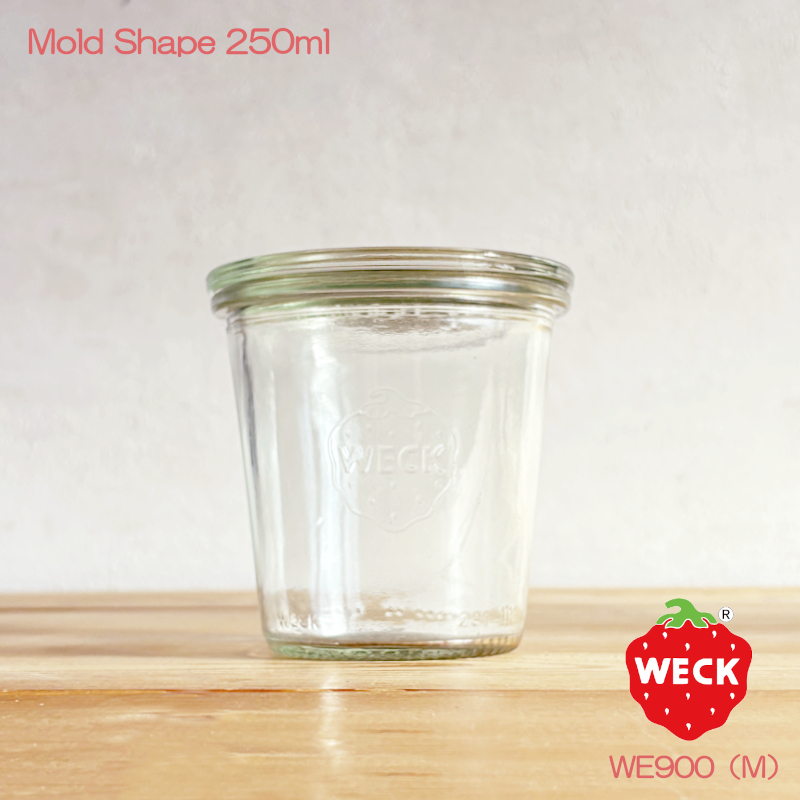 WECK（ウェック） モールド WE900 キャニスター 250ml M ガラス容器
