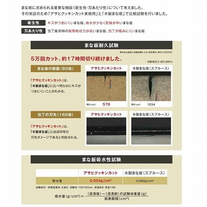 まな板 日本製 木に近い刃あたり 業務用 合成ゴムまな板 アサヒ