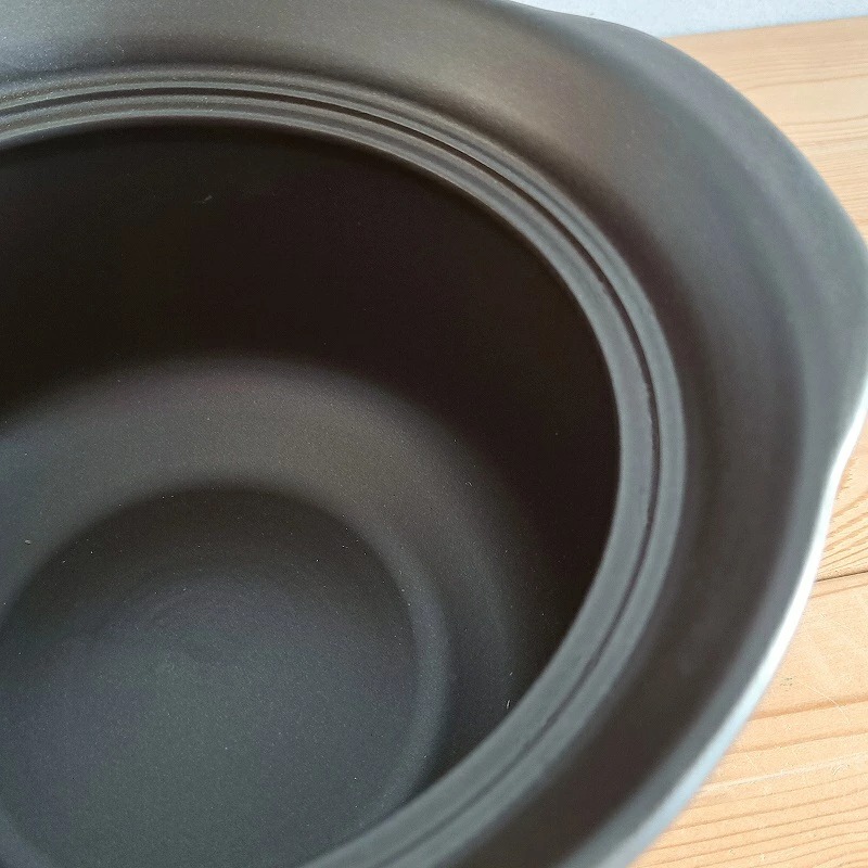 炊飯土鍋 3合炊き おいしい ごはんや讃 ガス火専用 炊飯土鍋 ごはん鍋 ご飯釜 炊飯器 1〜3合炊き 土鍋釜 二重蓋 一人鍋 黒 直火 ガスコンロ  大人気 リビング 調理器具