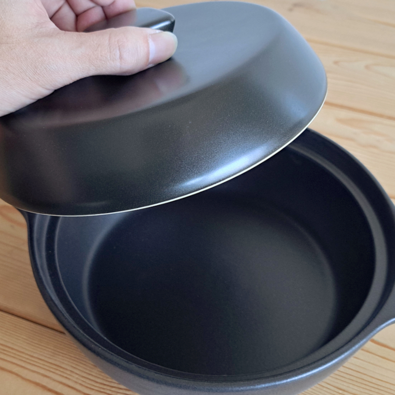 土鍋 鍋 蓋付き 煮込み料理 洋風土鍋 電子レンジ対応 ガス火専用 土鍋釜 カクセー