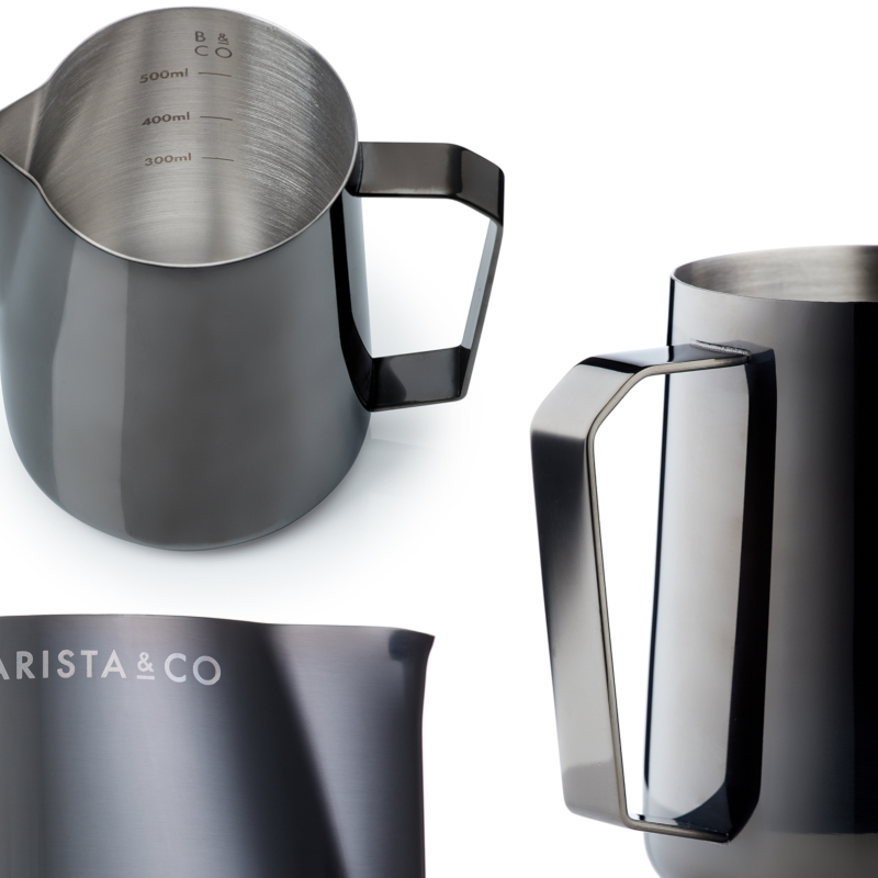 helios BARISTA&CO Pro Milk Pitcher ブラック 黒 プロミルク