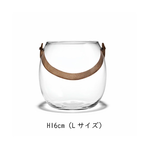 HOLMEGAARD ホルムガード ガラスポット おしゃれ 花瓶 Lサイズ H16cm