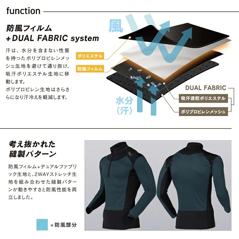防寒シャツ おたふく手袋
