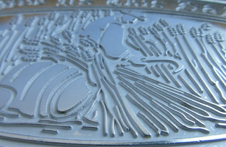 トレイ シルバー アンティーク ダルトン