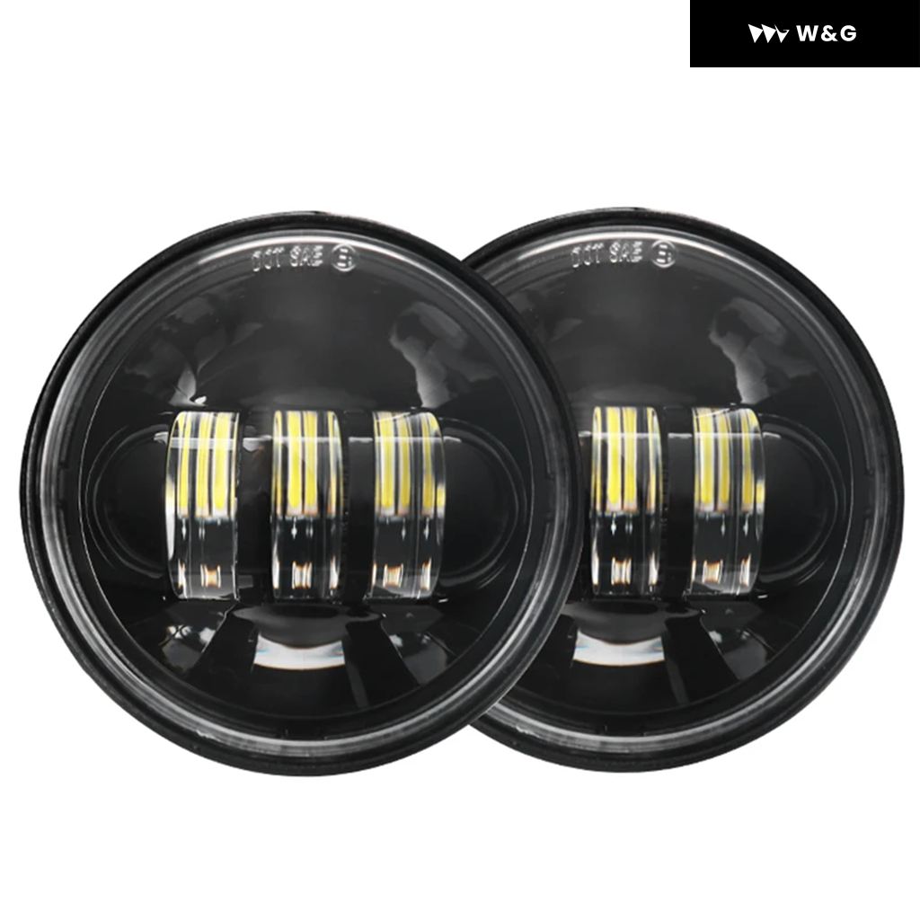 並行輸入品 4.5インチ オートバイ バイク LED フォグランプ パッシング