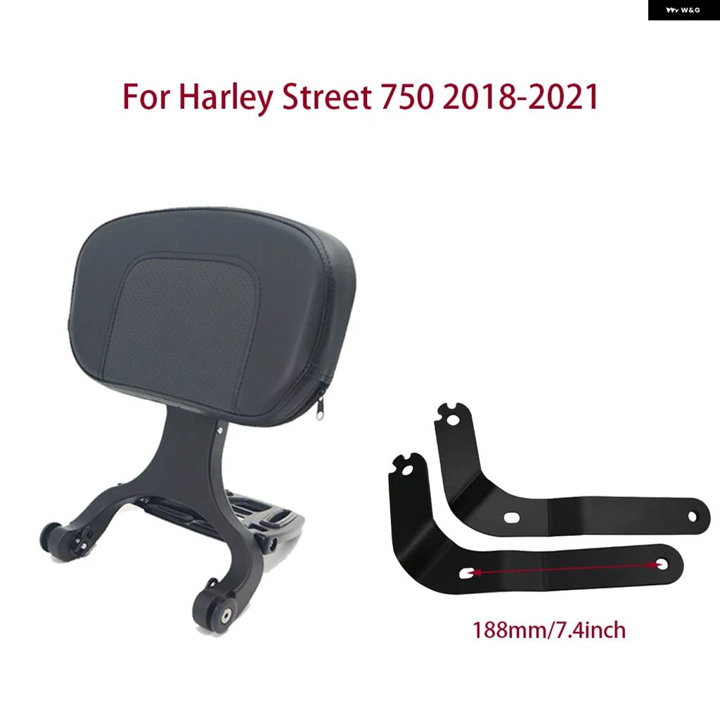 並行輸入品オートバイ ドライバー/パッセンジャーバックレスト ハーレー ストリートロッド 750 500 XG500 XG750 XG750A 2018-2021の画像