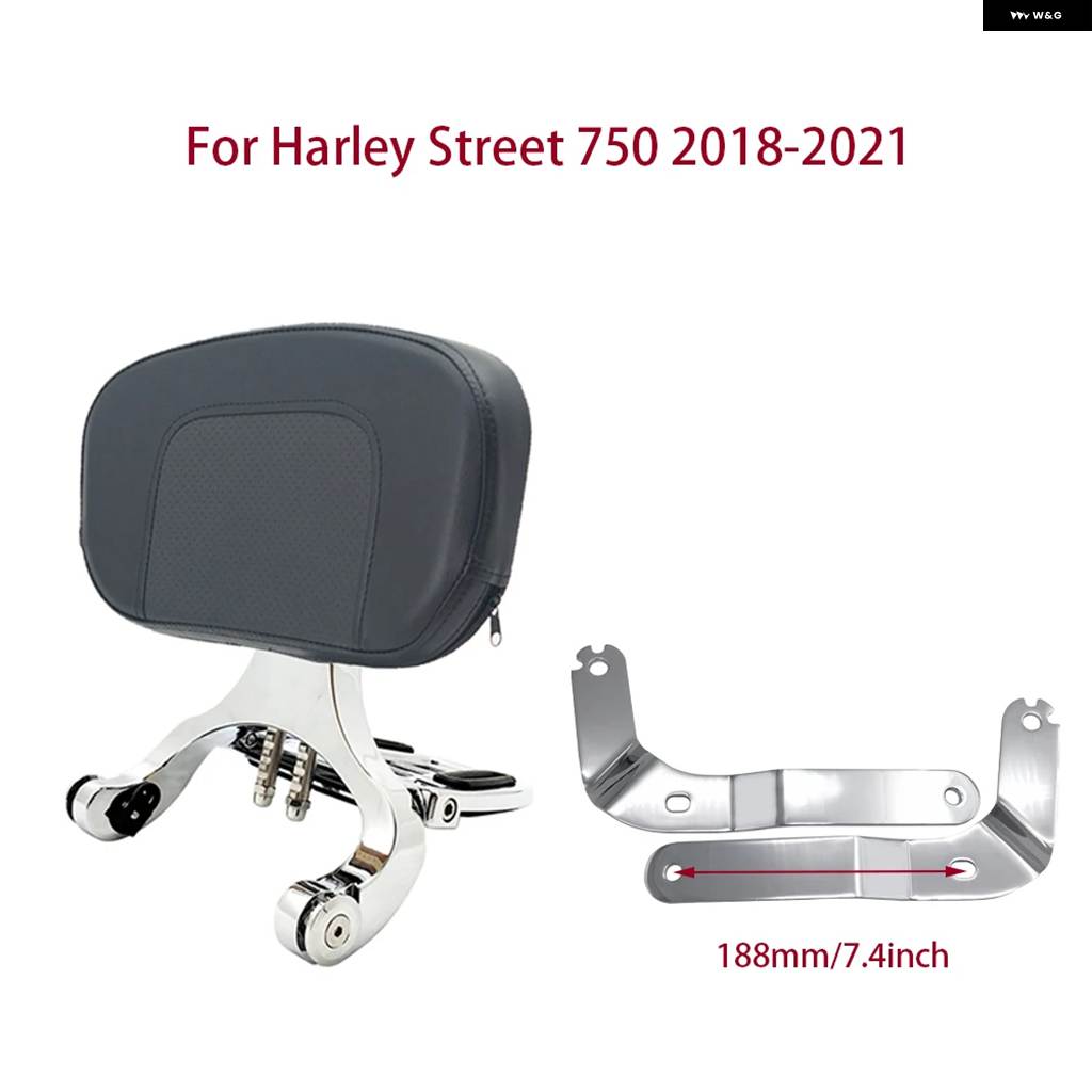 並行輸入品オートバイ ドライバー/パッセンジャーバックレスト ハーレー ストリートロッド 750 500 XG500 XG750 XG750A 2018-2021の画像