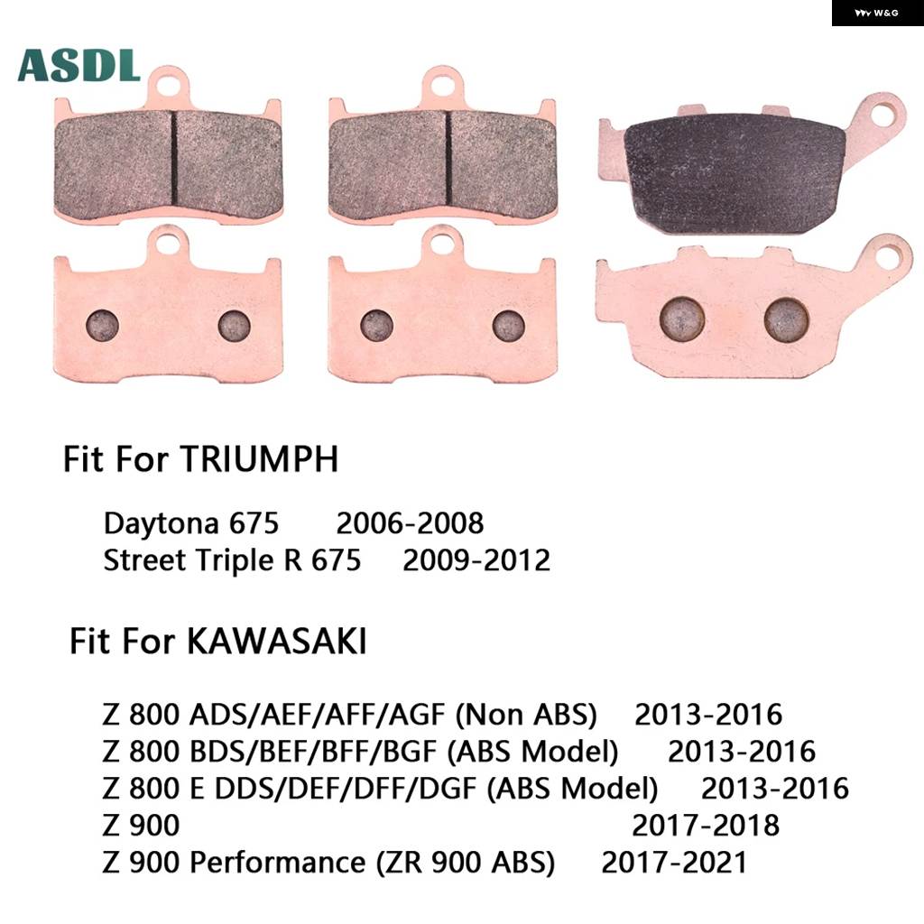 並行輸入品オートバイ ブレーキ パッド カワサキ Z800 13-16 Z900 17-18 PERFORMANCE ZR 900 ABS 17-21 トライアンフ 675 06-12_2