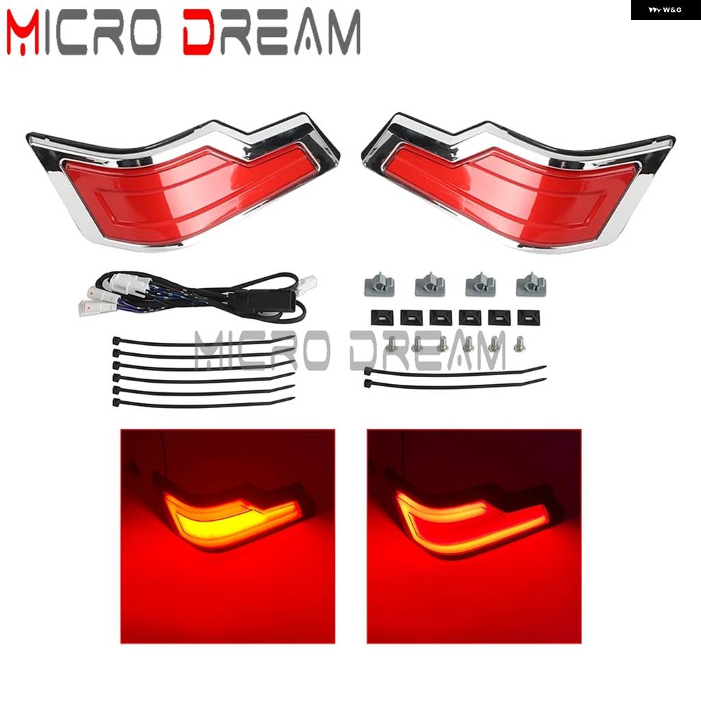 並行輸入品 バイク LED ツアーパック ライト リア サドルバッグ