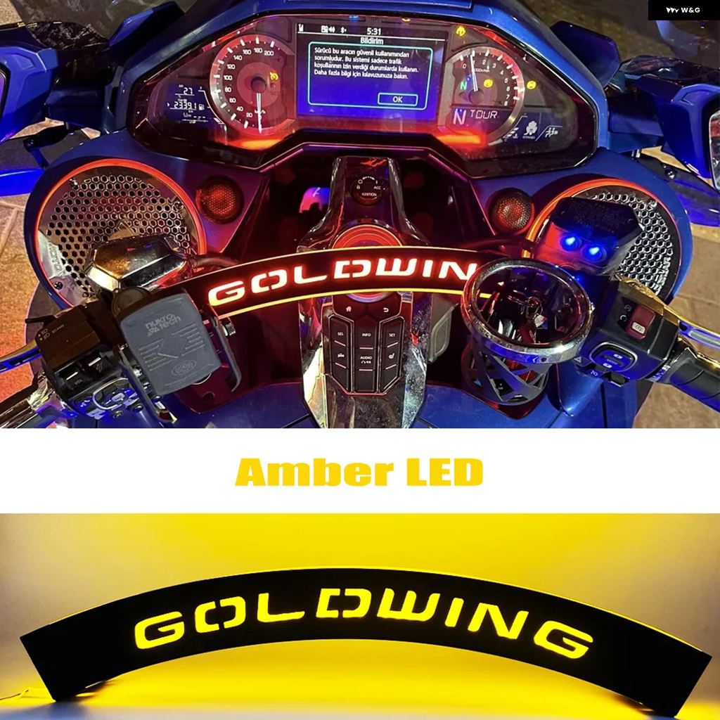 ブランド登録なし - 並行輸入品 自動二輪車 LEDともし火 向こう正面 リフレクター 後押し側面 ボックス席 リフレクター ホンダ ゴールド舞台の袖 1800 GL1800 GOLDWING 1800 2018-