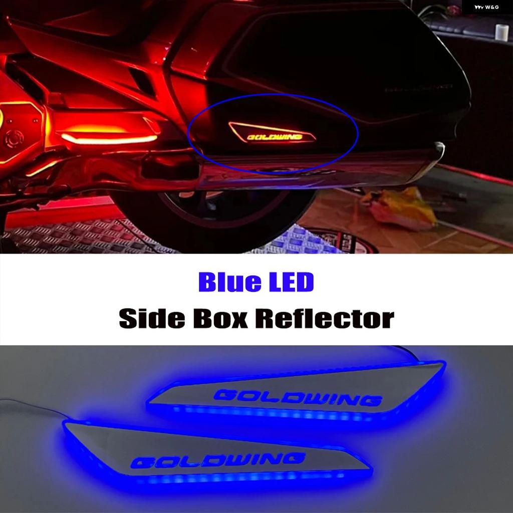 ブランド登録なし - 並行輸入品 自動二輪車 LEDともし火 向こう正面 リフレクター 後押し側面 ボックス席 リフレクター ホンダ ゴールド舞台の袖 1800 GL1800 GOLDWING 1800 2018-
