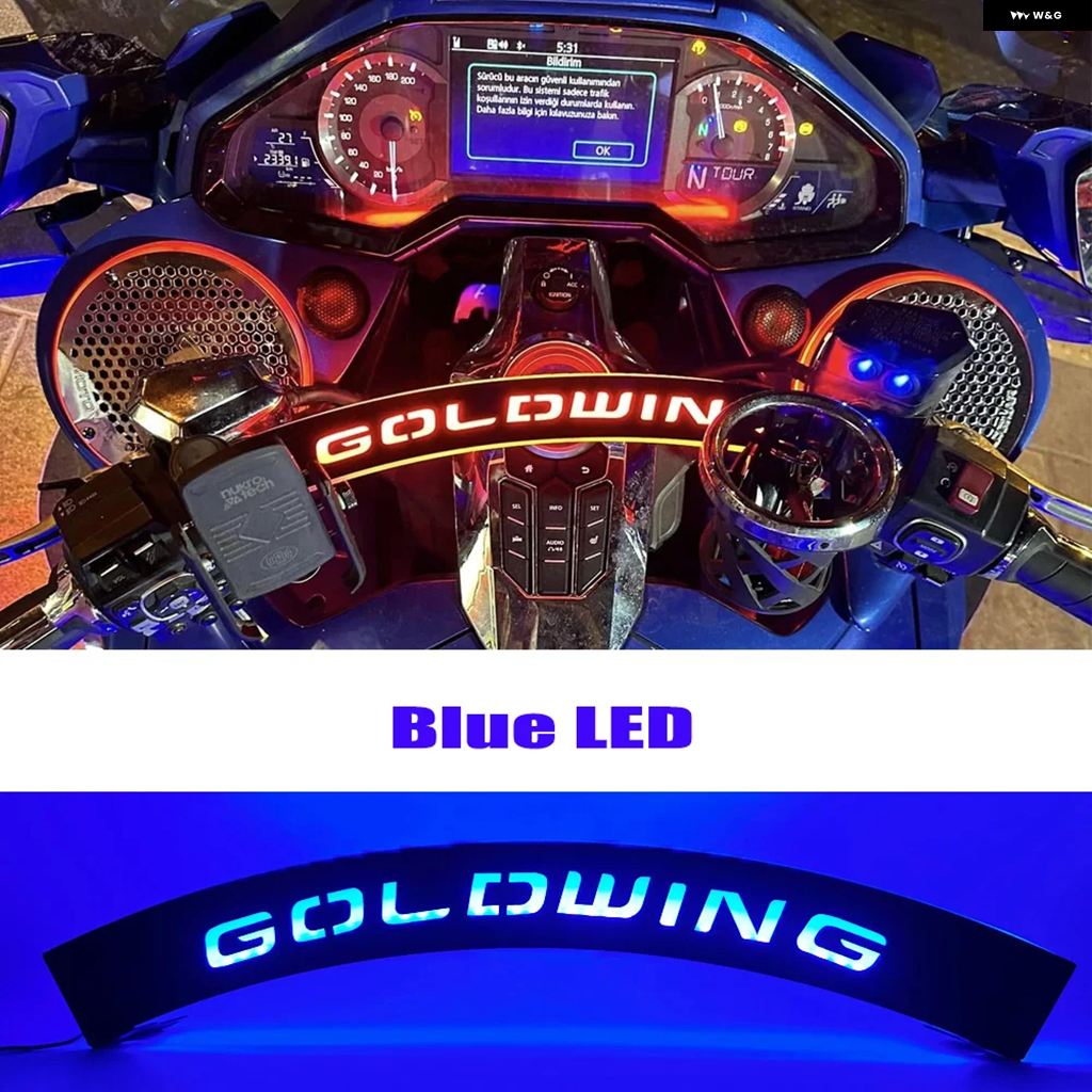 ブランド登録なし - 並行輸入品 自動二輪車 LEDともし火 向こう正面 リフレクター 後押し側面 ボックス席 リフレクター ホンダ ゴールド舞台の袖 1800 GL1800 GOLDWING 1800 2018-