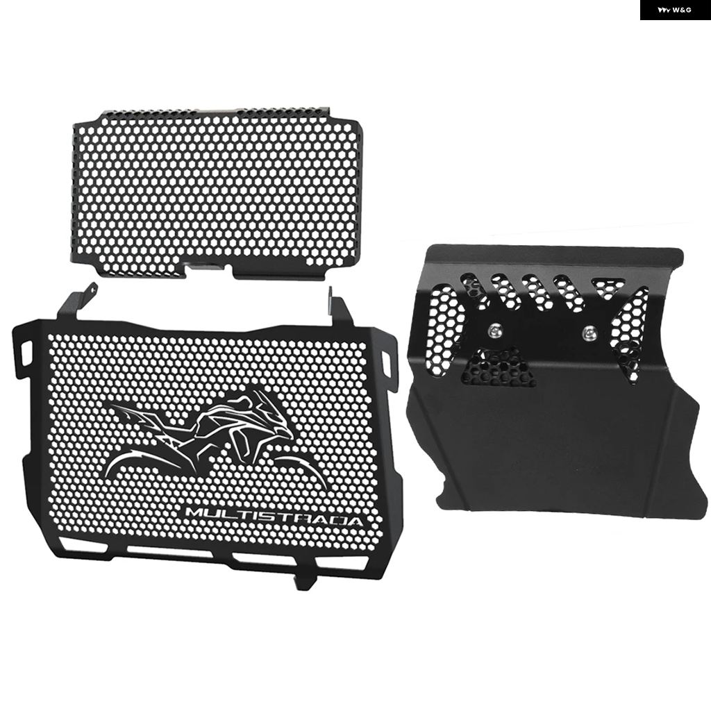 ブランド登録なし - 並行輸入品 発動機 かばい立て プロテクター ドゥカティ MULTISTRADA 1200 ENDURO PRO 2016-2018 自動二輪車 放熱器 食べ物屋 ガードプロテクション