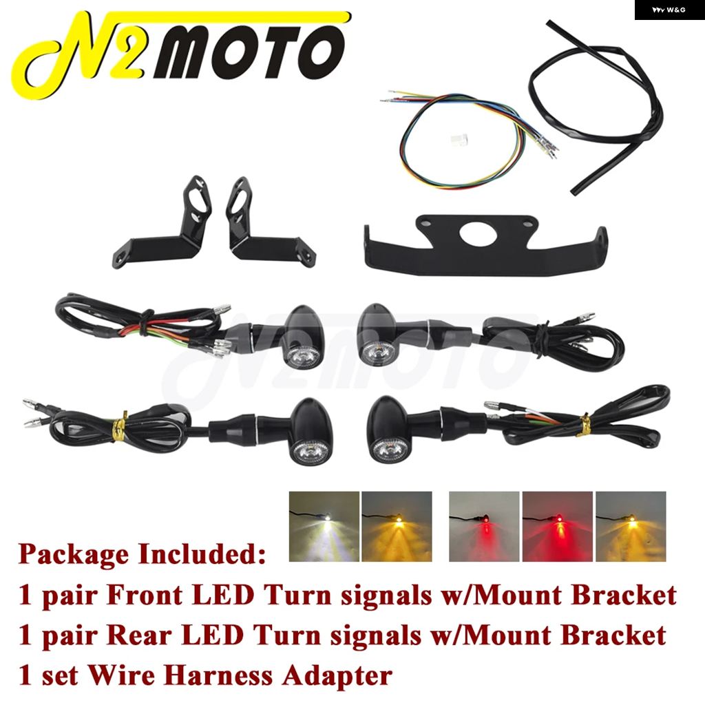 ブランド登録なし - 並行輸入品 自動二輪車 BULLET 3IN1 LED ウインカー テールランプ DRL マウント 鉤括弧 ハーレー 運動競技はやりっ子 S RH1250S 21年今後 向こう正面 後押し ブリンカー