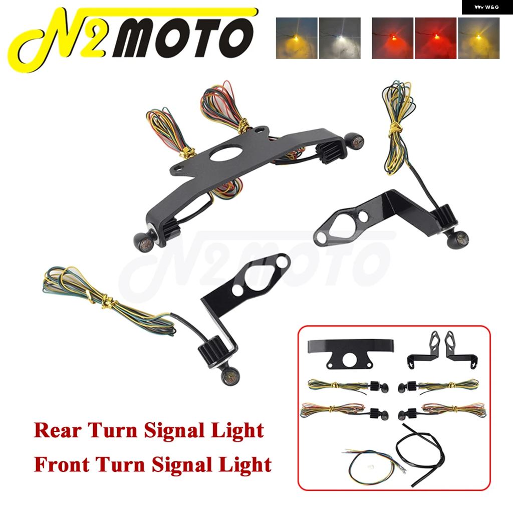 ブランド登録なし - 並行輸入品 ミニ向こう正面 ウィンカー ともし火 自動二輪車 LED テールランプ リアブレーキフラッシャー ブリンカーランプ ハーレー 運動競技はやりっ子 S 1250 RH1250S