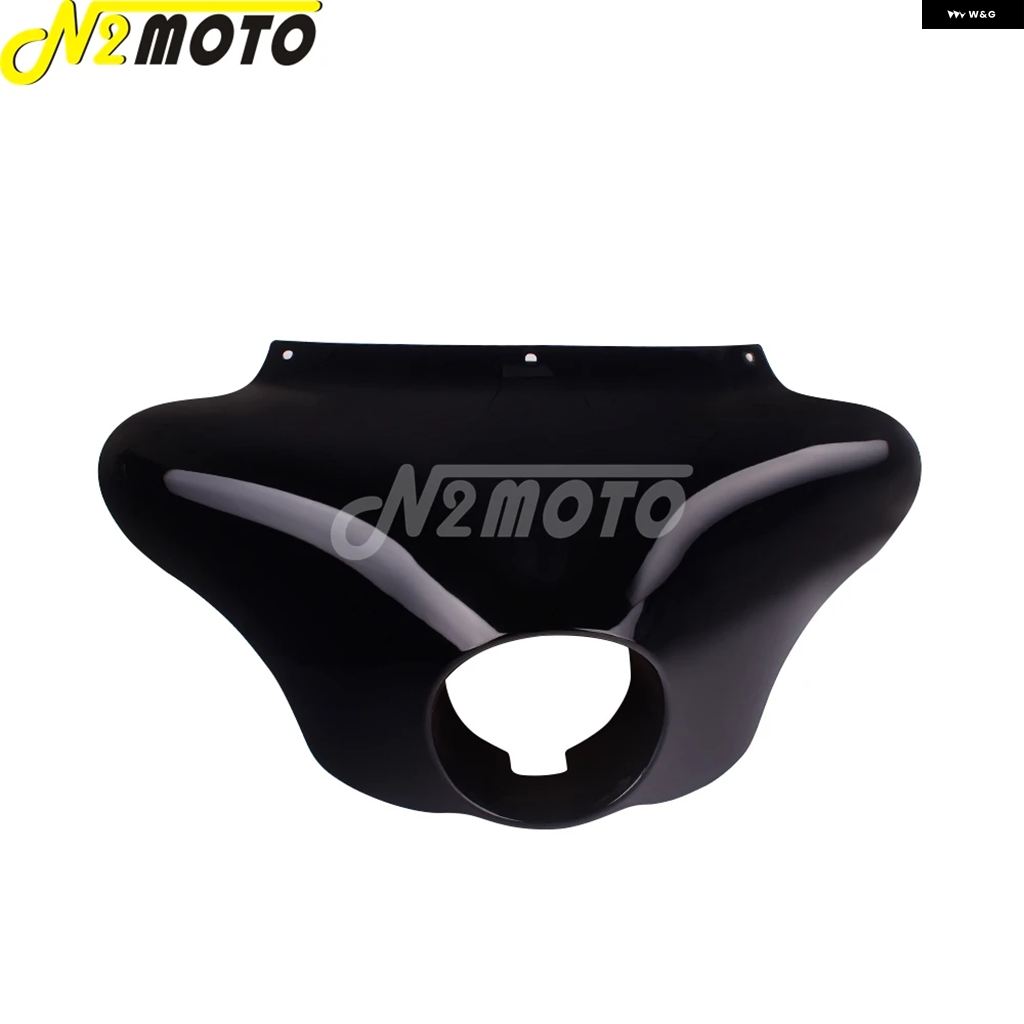 ブランド登録なし - 並行輸入品 自動二輪車 向こう正面 アウター バットウィング フェアリング 前照灯 フェアリング バイザーカウルマスクウインド ハーレー ダイナ スポーツス