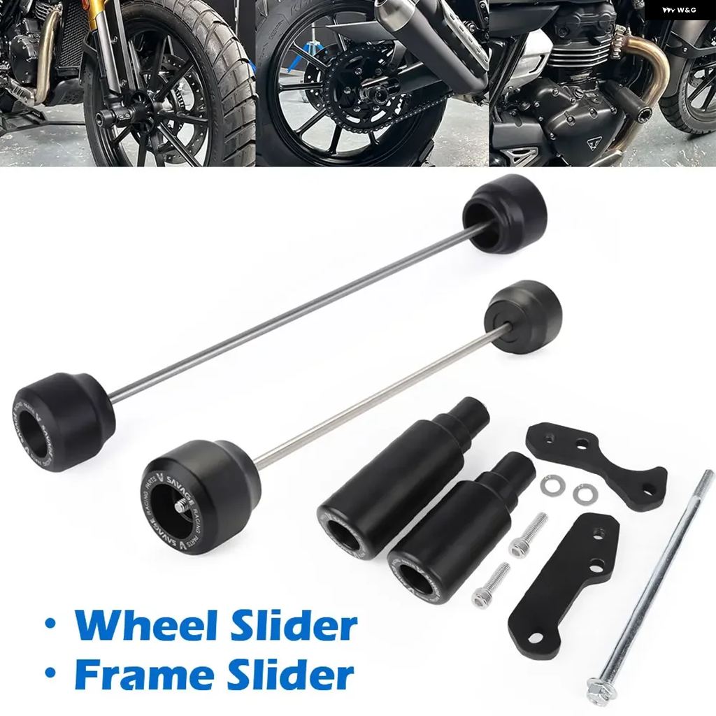 ブランド登録なし - 並行輸入品 2025 SPEED400 ひな型 衝突 スライダー アクスル 銀輪 スライダー スクランブラー 400X SPEED 400 律動的な調子腕 木管 照明ランプ フ