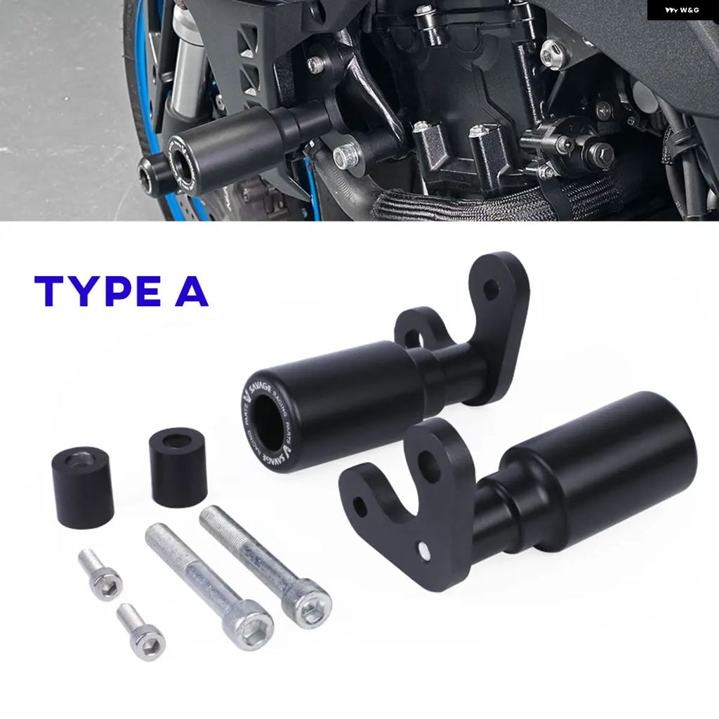 ブランド登録なし - 並行輸入品 自動二輪車 傾倒 衝突 スライダー GSX-8S 2023-2025 GSX8S アクスル K 銀輪 スライダー フェアリング ひな型 スライダー