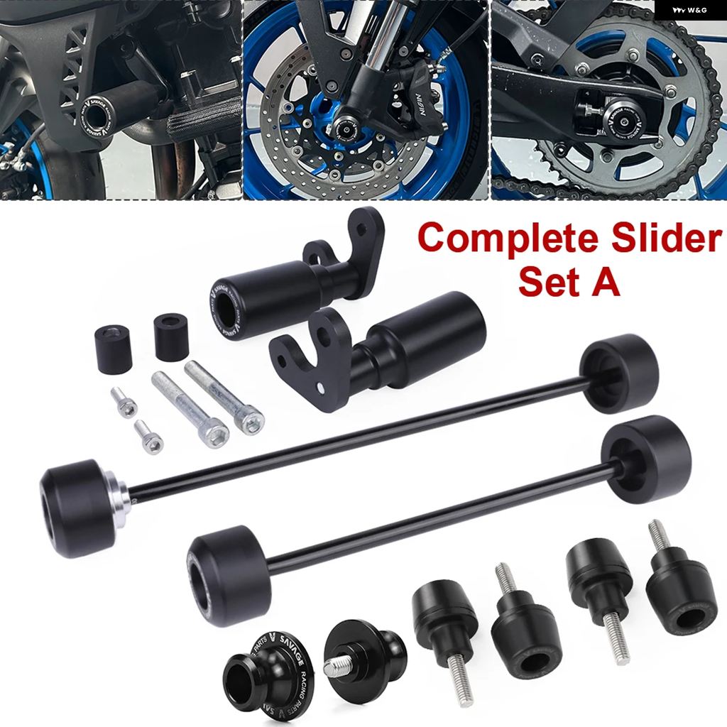 ブランド登録なし - 並行輸入品 自動二輪車 傾倒 衝突 スライダー GSX-8S 2023-2025 GSX8S アクスル K 銀輪 スライダー フェアリング ひな型 スライダー