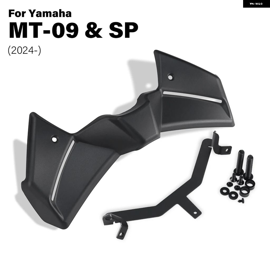 ブランド登録なし - 並行輸入品 MT09 SP 2024-2025 自動二輪車 ダウンス フロントスポイラー ウィングレット エアロダイナミックウィング フロントスポイラー 一揃いの道具